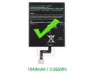 Paperwhite 4 cellular 3.8V 3.952Wh battery for amazon laptop