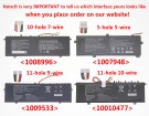 Gwtn156 2 7.6V 38Wh gateway batterie PC portable
