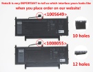 2icp4/60/80-2 7.6V 52Wh 4 celle batteria per dell notebook