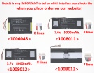 369277-2s 7.6V 37Wh yepoノートPCバッテリー
