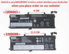 Thinkpad t590 20n40032ge 11.52V 57Wh 3 celle batteria per lenovo notebook