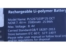 Pl5267103p 2s 7.4V 25.9Wh battery for prestigio laptop
