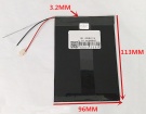 3296113 3.7V 22.2Wh 3 celle batteria per other notebook