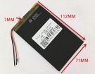 7067112 3.7V 29.6Wh 4 celle batteria per other notebook