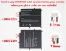 Ibris nb125 7.6V 30.4Wh 2 celle batteria per other notebook
