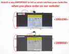 Ideapad yoga 11s 14.8V 42Wh battery for lenovo laptop
