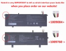Leadpie m1 7.6V 45.6Wh haier batterie PC portable