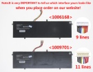 Z15s 11.4V 45.6Wh battery for iru laptop